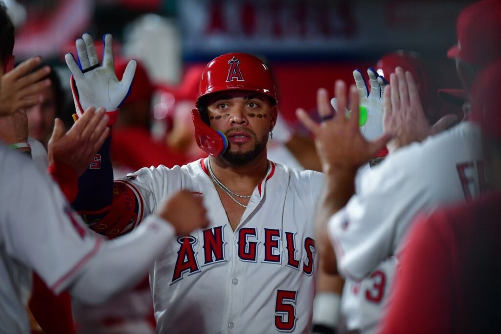 27044651-1024x683 Offensive breakout boosts Angels entering finale vs. Twins