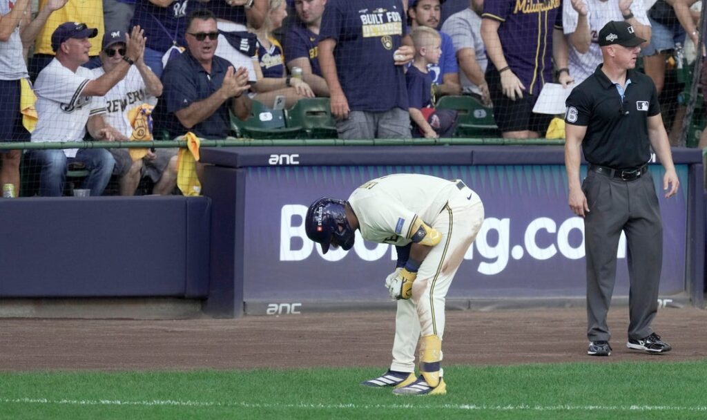 27252253-1024x608 Brewers’ Jackson Chourio (hamstring) status for Game 2 is unclear