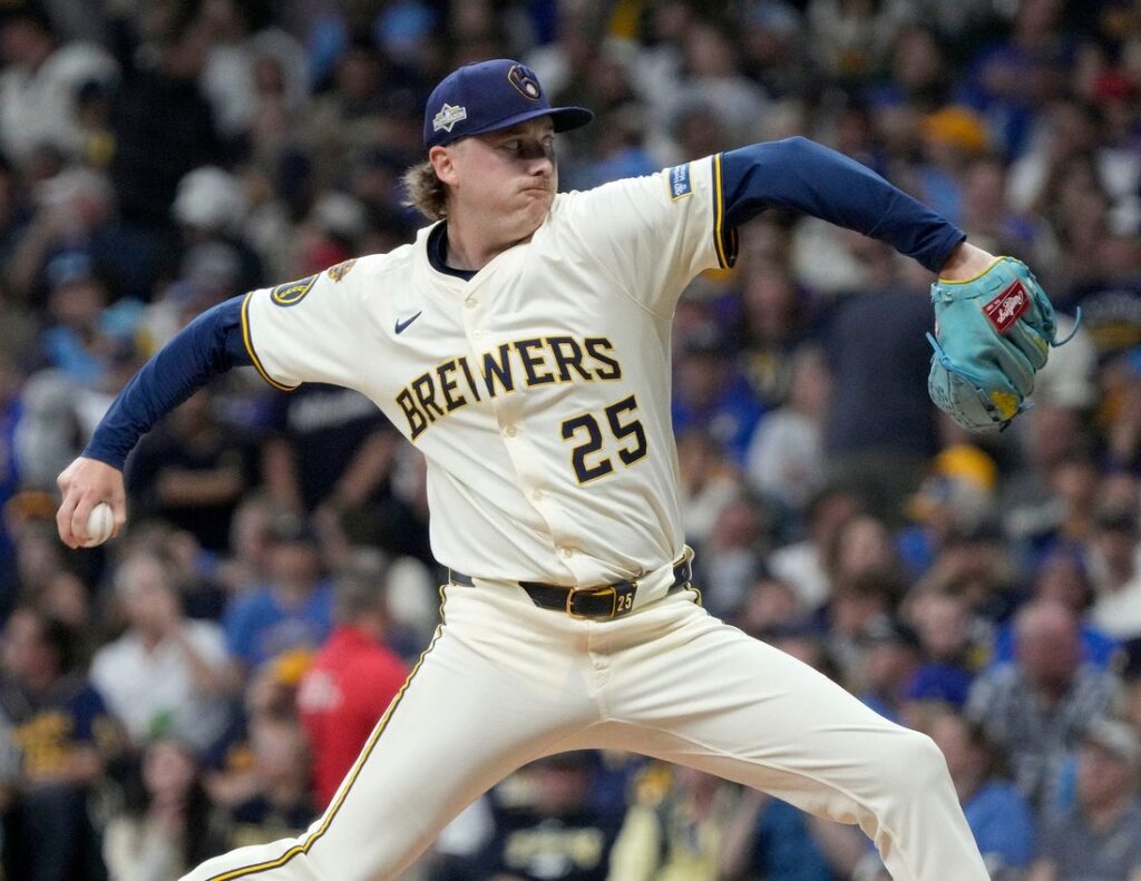 27263909-1024x791 Jacob Misiorowski, Brewers overpower Cubs, grab 2-0 series lead