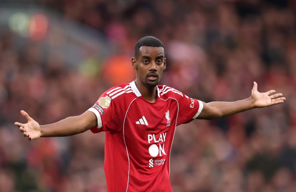 Alexander-Isak-of-Liverpool-reacts-during-the-Premier-League-match-against-Manchester-United-d8kvz2d-1024x665 Isak Injury Raises Doubt After Early Exit in Liverpool vs Frankfurt