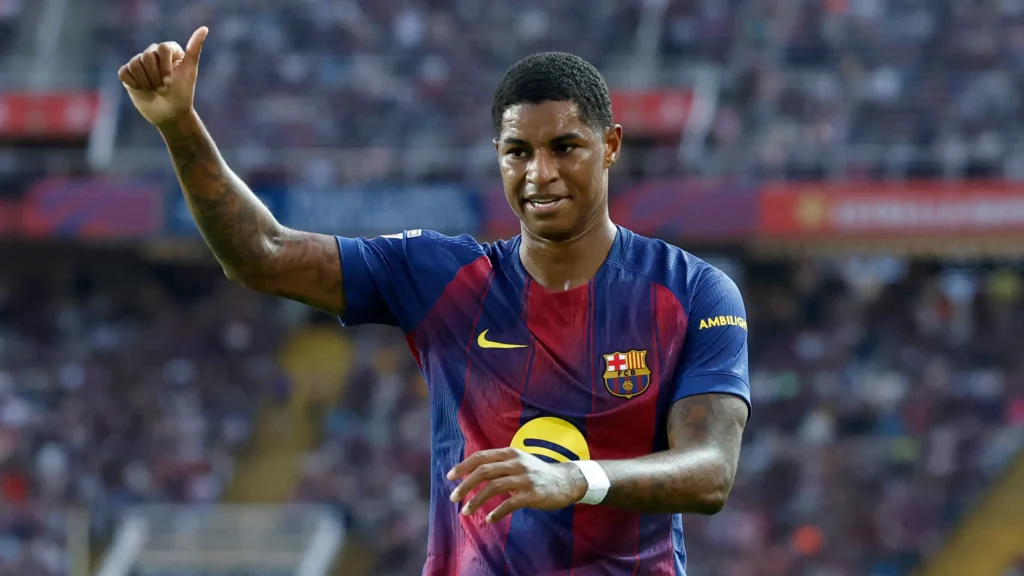 GettyImages-2237610515.jpg-1024x576 England Forward Rashford Eyes Permanent Move to Barcelona Following Loan Spell