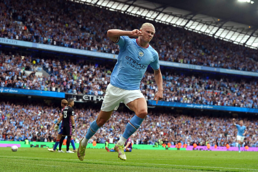 Haaland-hat-trick-Manchester-City-scaled-e1661627984322-1024x683 Haaland Scores Twice as Man City Move to Top with Win over Everton