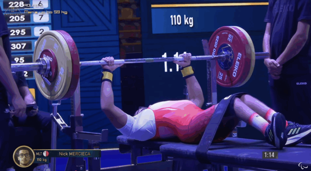 Nick-Mercieca-1-1024x563 Nick Mercieca achieves personal best at World Para Powerlifting Junior World Championships