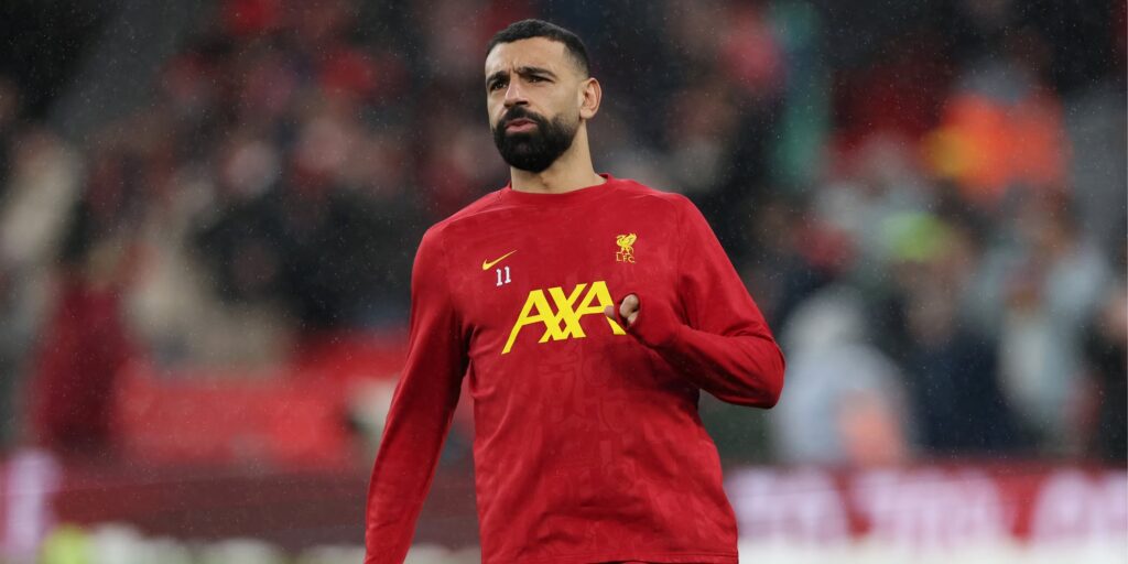 mohamed-salah-warming-up-for-liverpool-1024x512 Jamie Carragher believes Mohamed Salah shouldn't be an automatic starter for Liverpool in away matches