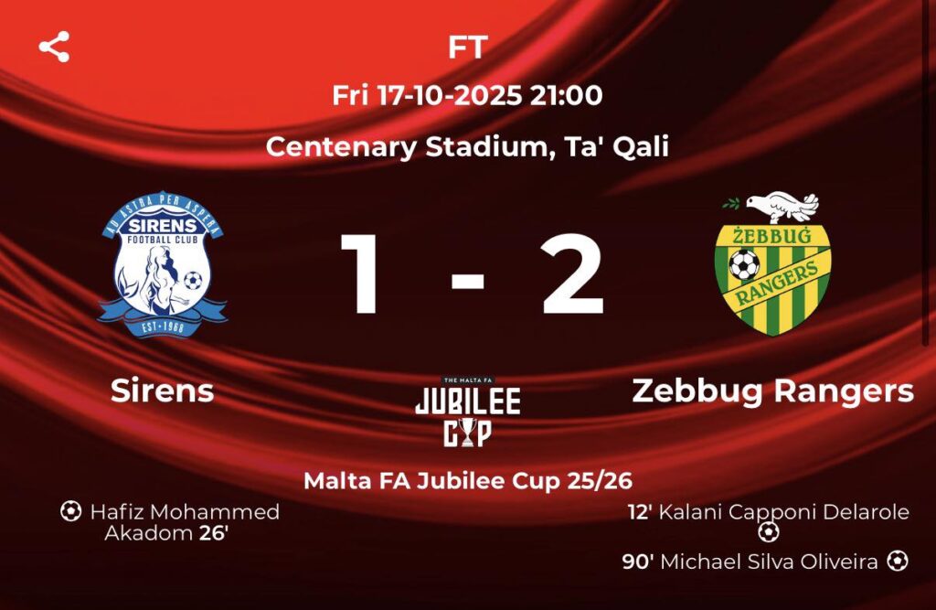 sirens-zebbug-1024x667 Żebbuġ Rangers strike late to reach Jubilee Cup Round of 16