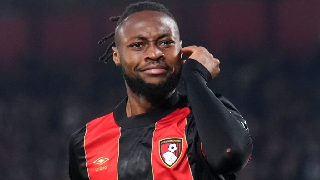 skysports-antoine-semenyo-bournemouth_6886883-1024x576 Liverpool and Tottenham monitoring Antoine Semenyo amid release clause rumours