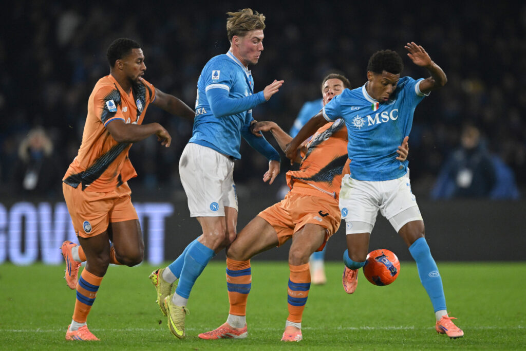 David-Neres-Rasmus-Hojlund-Napoli-Atalanta-1024x683 David Neres’ first-half brace fires Napoli past Atalanta