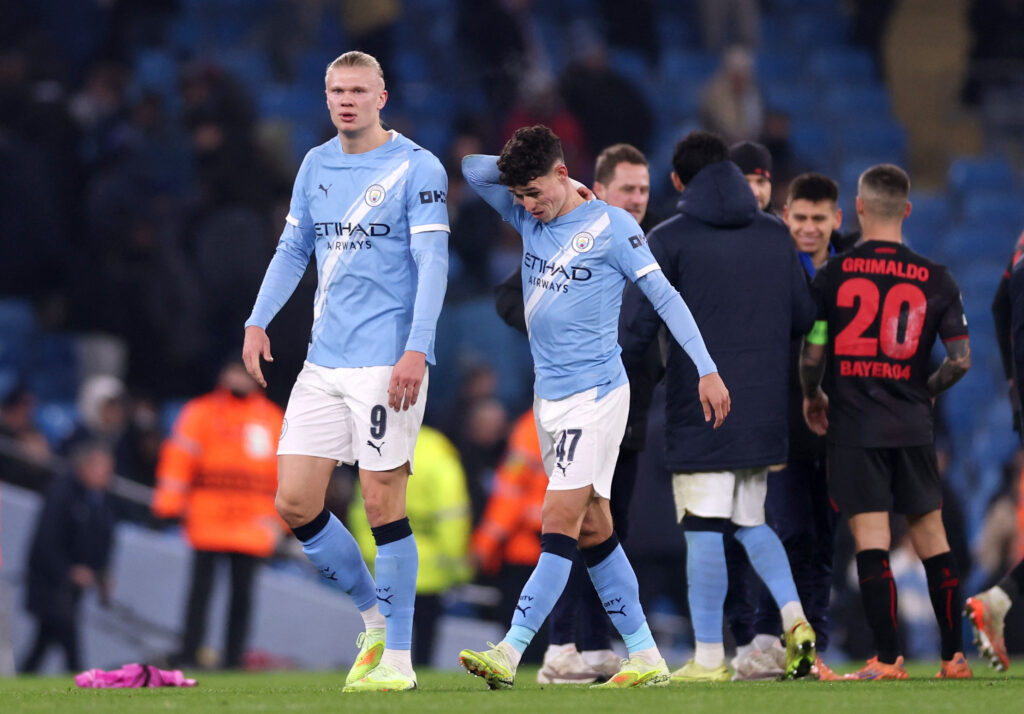 JSJEYECXI5NBXFVWBTJLOD7VGY-1024x714 Grimaldo and Schick strike as Bayer Leverkusen shock rotated Manchester City