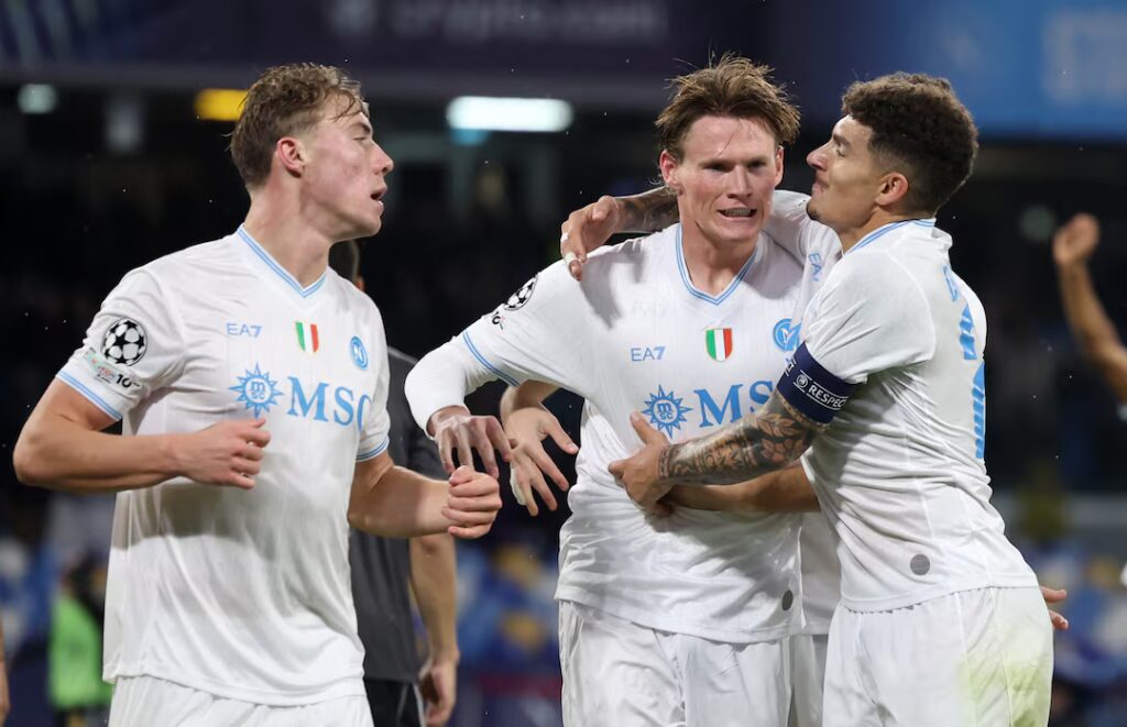 JXDRI7VH5RKJND6YIBKF6ET2HM-1024x661 Napoli scrape past Qarabag thanks to late McTominay heroics