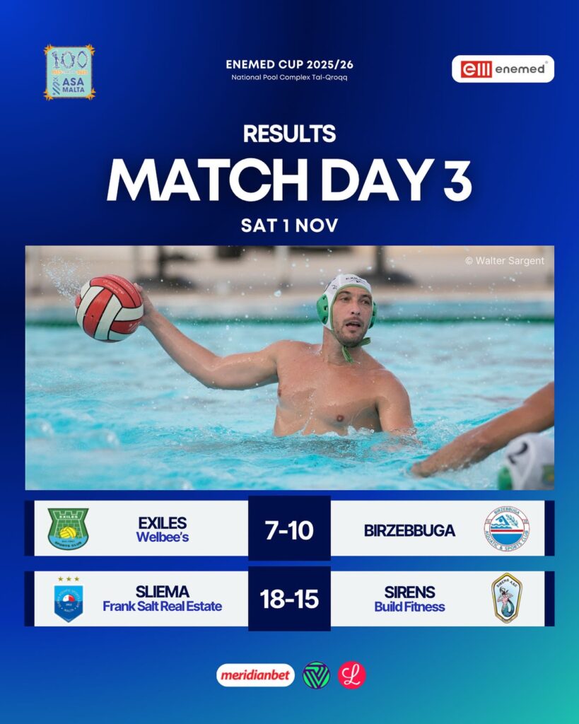 Match-Day-3-results-2025-819x1024 Birżebbuġa and Sliema triumph in Enemed Cup Match Day 3 Clashes