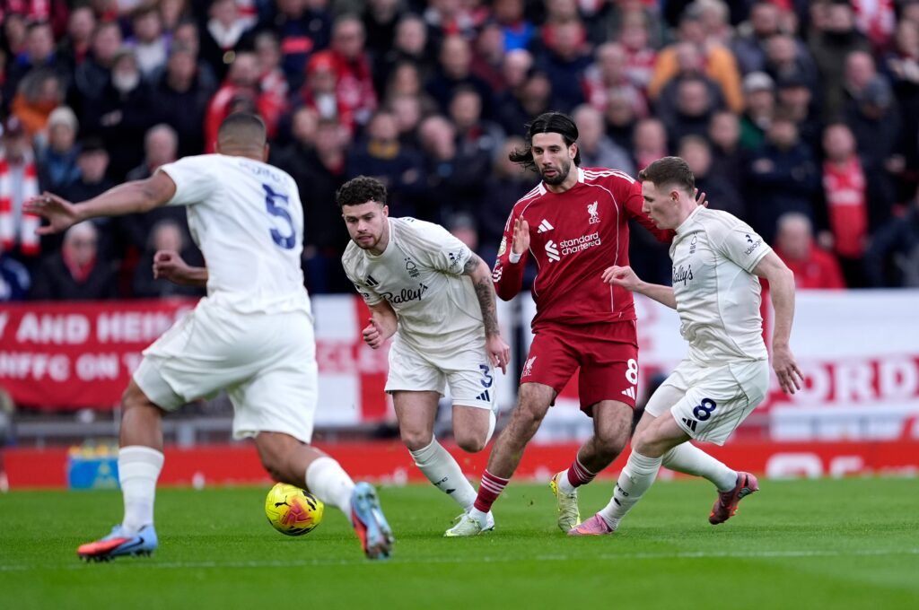 SEI275297009-1024x680 Nottingham Forest shock Liverpool at Anfield, increasing pressure on Arne Slot