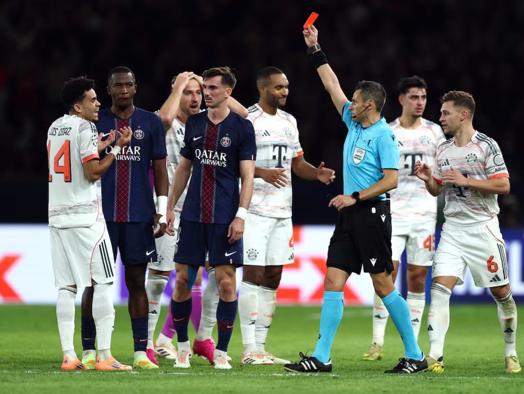 SPIEBTX7CRNCZFHYXGW33JWECU-1024x770 Bayern Book Epic Champions League Showdown with Arsenal After Luis Díaz Shines Against PSG