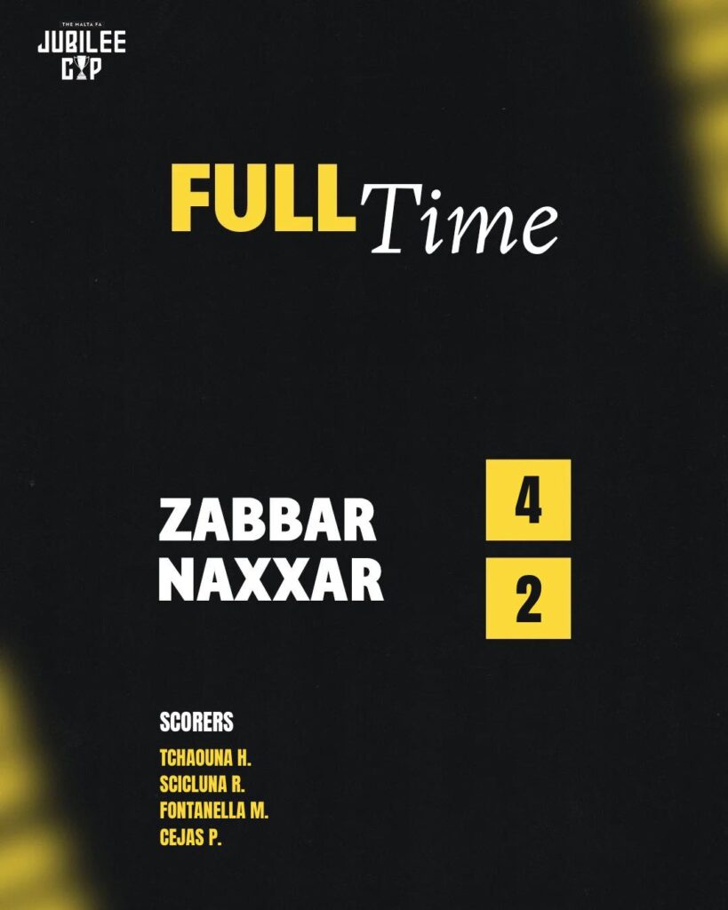 Zabbar-Naxxar-819x1024 Żabbar and Tarxien seal Jubilee Cup Quarter-Final spots after dramatic wins