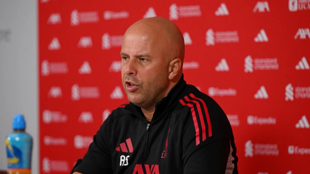 arne-slot-presser-generic-22082025-a_4711f5968cf3ad26d73a8c96dcd57c5c-1024x576 Liverpool manager Arne Slot calls start of season 'Ridiculous'