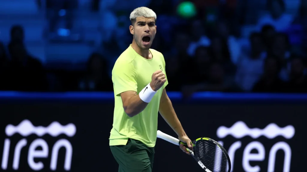 carlos-alcaraz-fist-251109g1200-1024x576 Alcaraz Defeats De Minaur to Open ATP Finals with a Winning Start