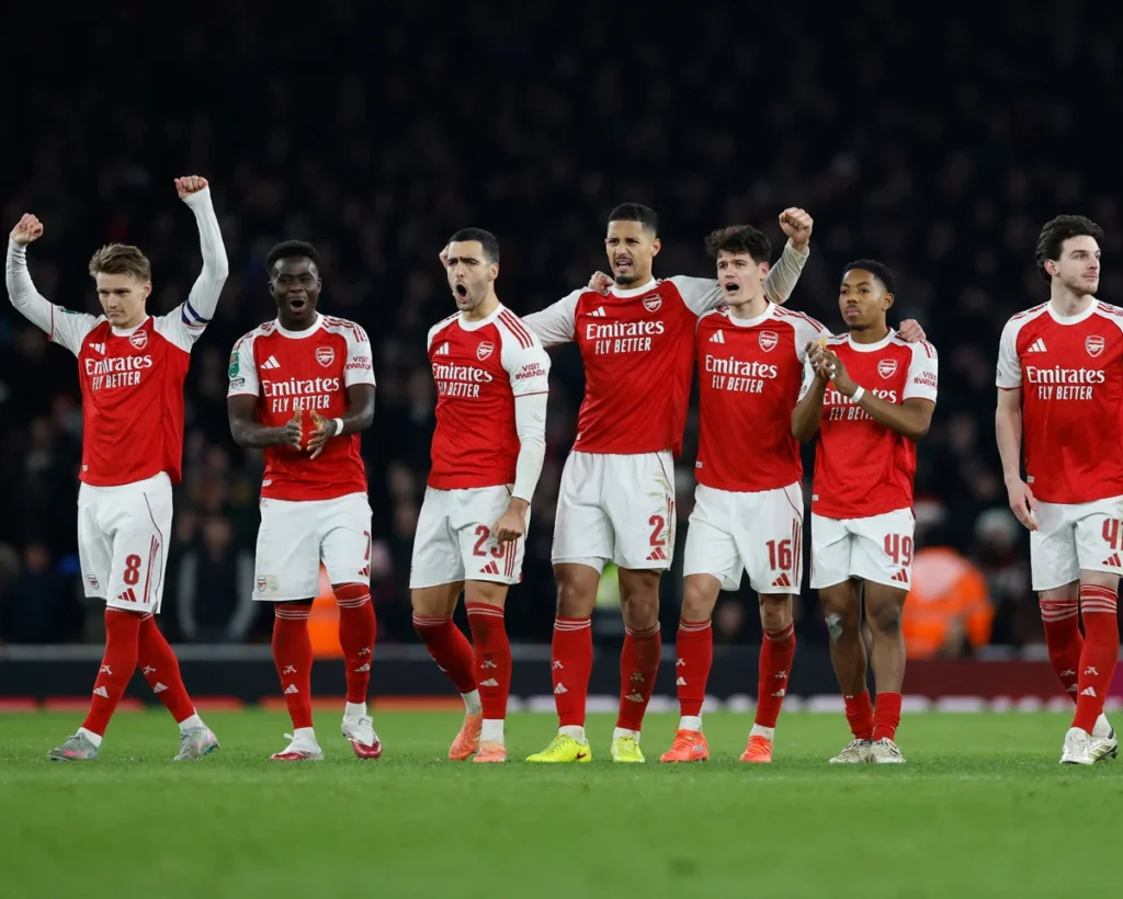 4039-1024x820 Arsenal narrowly defeated Crystal Palace and secure a place in the semi-finals of the EFL Cup.