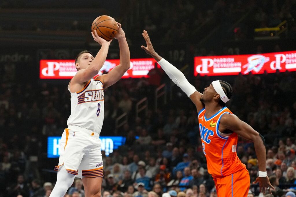 AP_59e7632d1c2e45379d1dee5bda790428_af4d85ab4d-1024x683 NBA Cup: Oklahoma City rout Suns, San Antonio upsets Lakers to reach semis