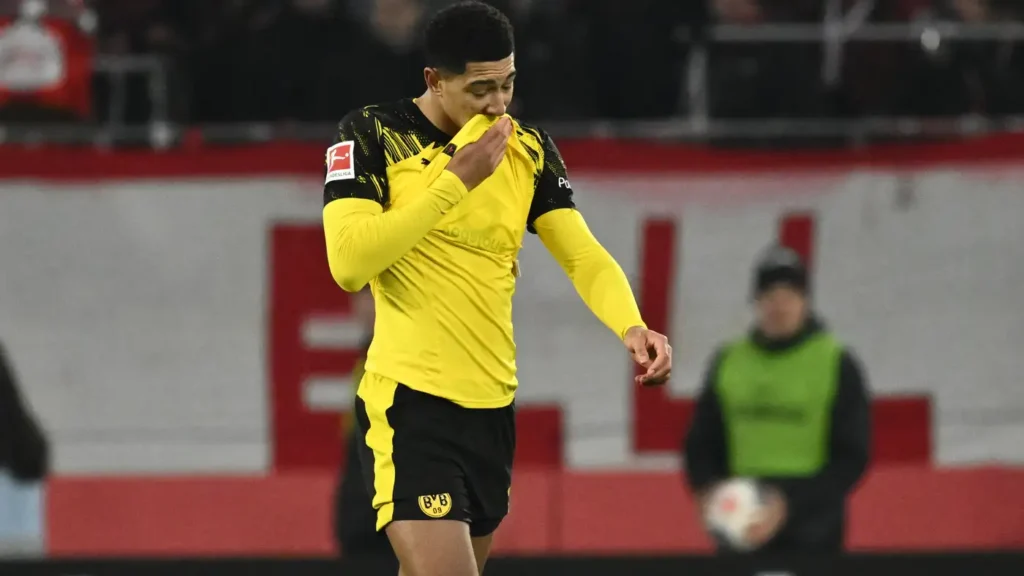 GettyImages-2251267648.jpg-1024x576 Jobe Bellingham sees red as Dortmund are held to draw by Freiburg