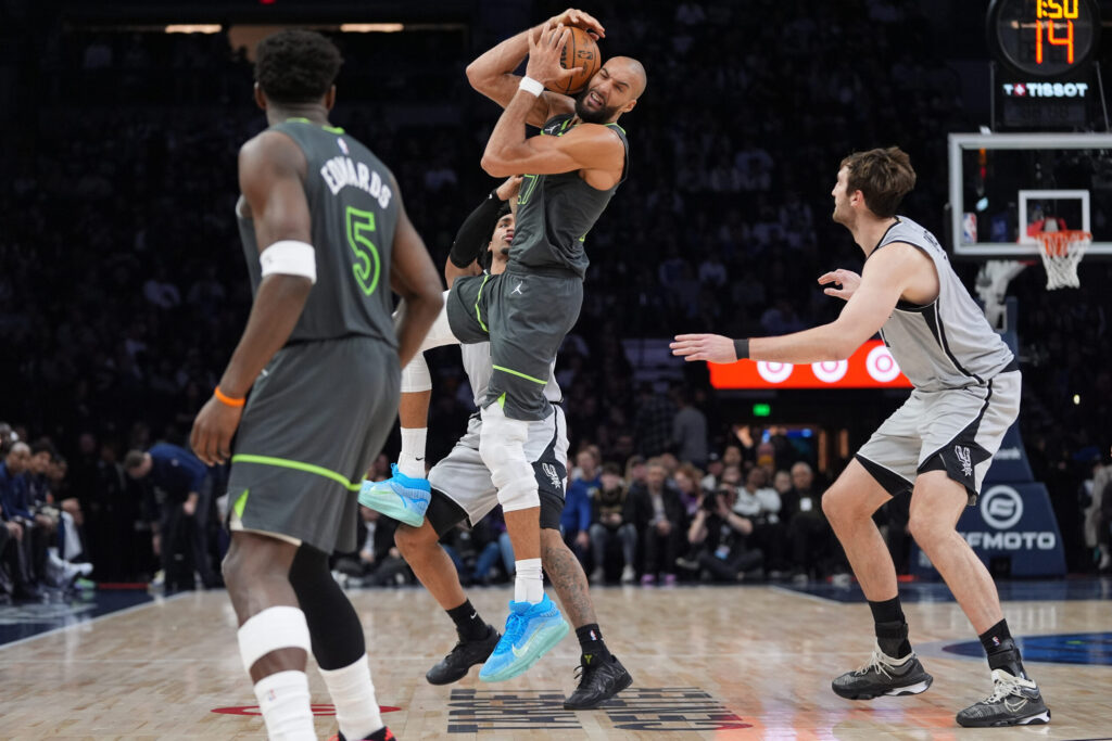 AP26012041146935-scaled-1-1024x683 Gobert hits sixth flagrant foul, will miss next Timberwolves game
