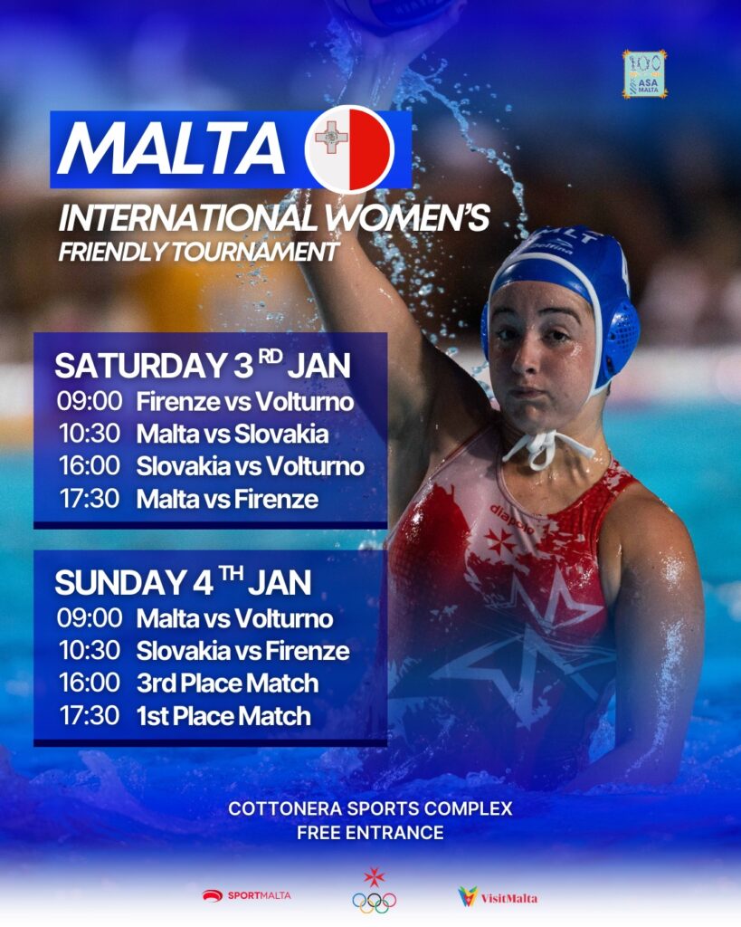 Malta-women-tournament-819x1024 Malta to Host International Women’s Water Polo Friendly Tournament at Cottonera