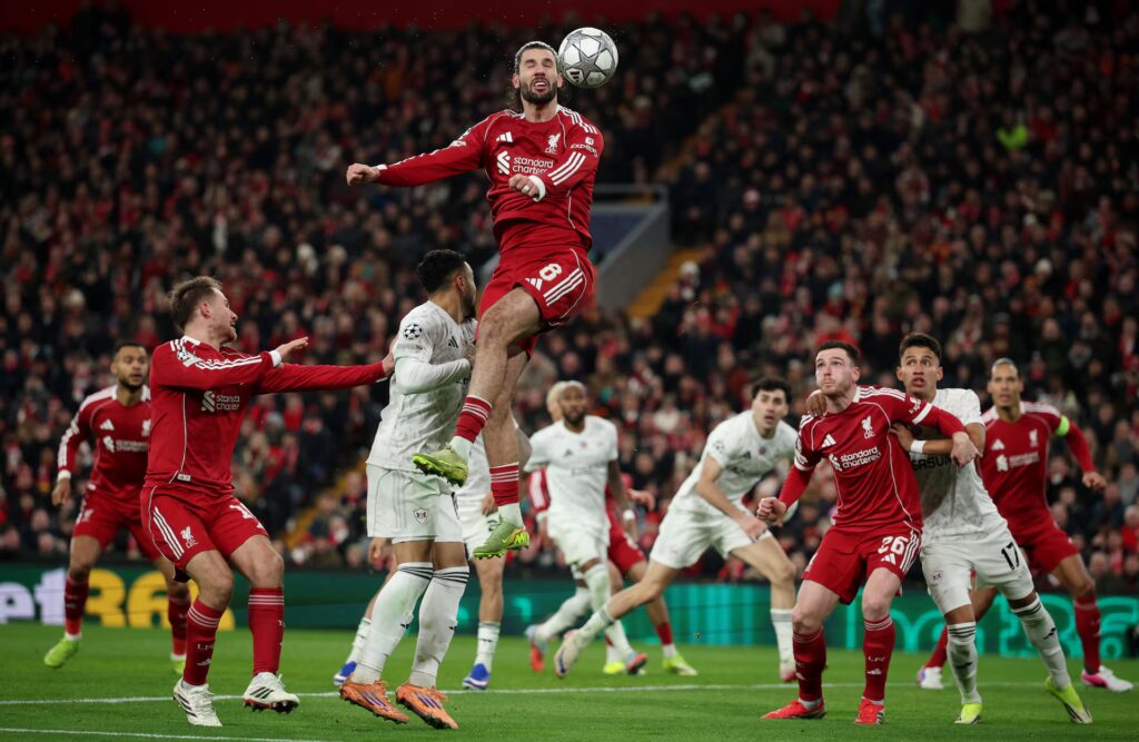 W3KYH6ZITZKK3P3YDOPJMZBTDU-1024x667 Mac Allister scores twice as Liverpool storm past Qarabağ to secure third place in Champions League group