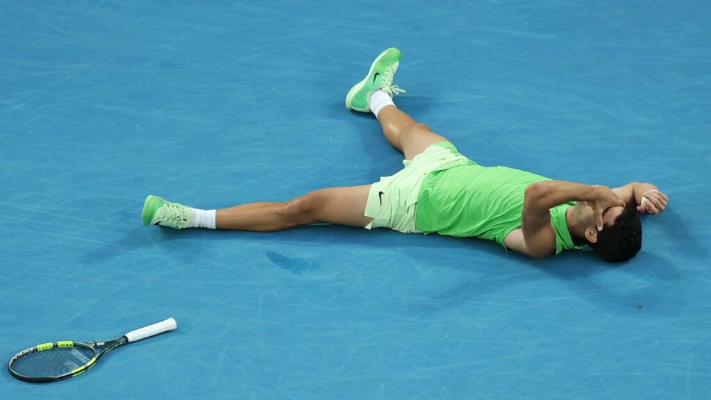 alcaraz-celebration-ao-sf-2026-1024x576 Gritty Alcaraz fights through cramp to beat Zverev in Melbourne thriller