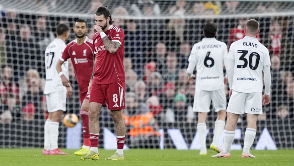 sobo-1024x579 Robertson brands Szoboszlai mistake “unacceptable” in Reds’ FA Cup victory