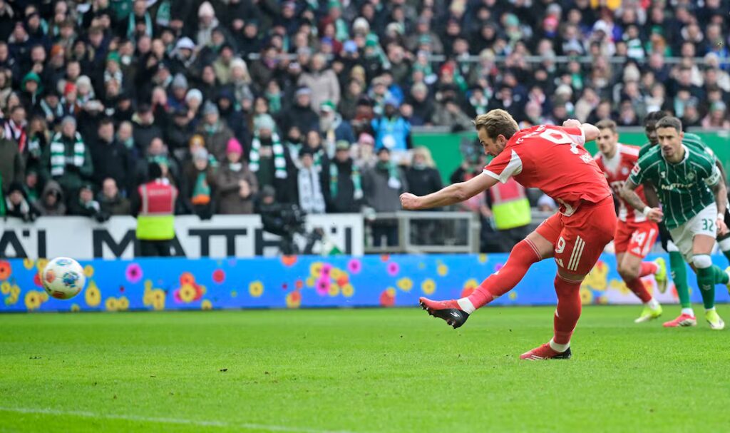 VPM5253AZNLXTBADNLOQTLPIJY-1024x607 Kane reaches 500 career goals as Bayern defeat Werder Bremen to reopen Bundesliga lead
