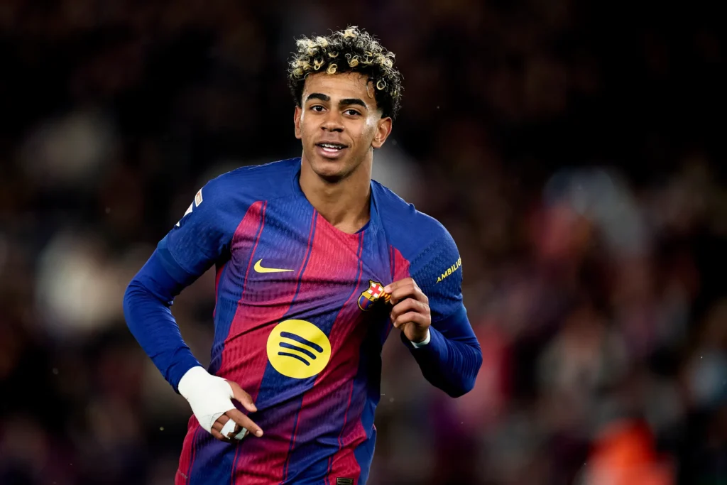 gettyimages-2258262155-1024x683 Barcelona star Lamine Yamal steals the spotlight against Albacete