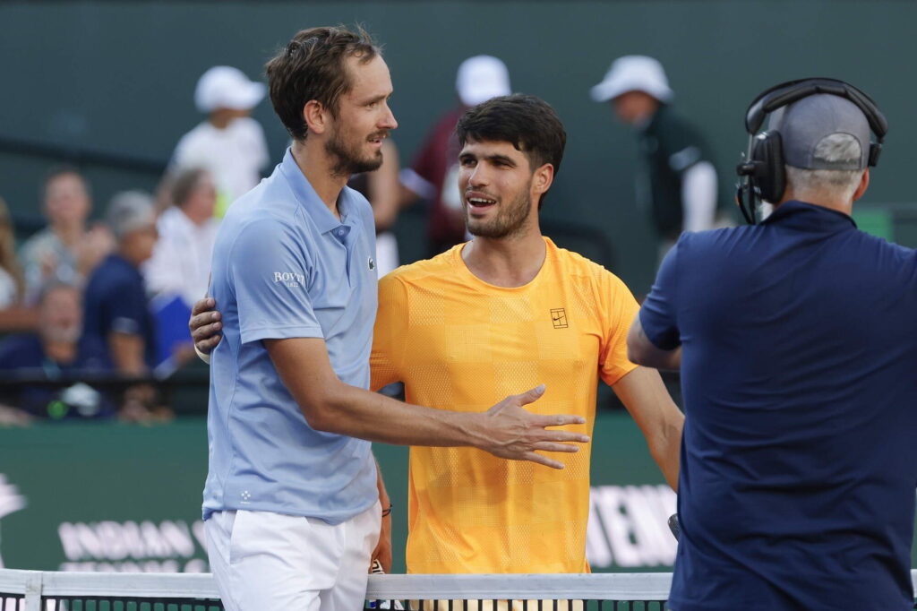 12820411-1024x682 Medvedev ends Alcaraz’s streak to set up Indian Wells final with Sinner