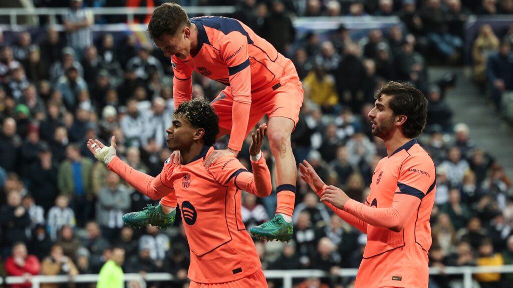 24187d4c-9c58-422b-8019-ef9cb8838c1d-1024x576 Late Lamine Yamal penalty earns Barcelona draw at Newcastle in Champions League last-16 first leg