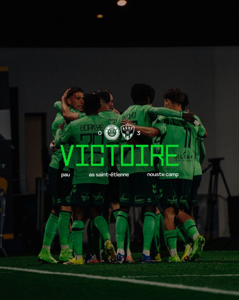 642382722_1454633396030600_5790212087804633471_n-819x1024 Cardona shines as St. Étienne go top with 3-0 away win over Pau