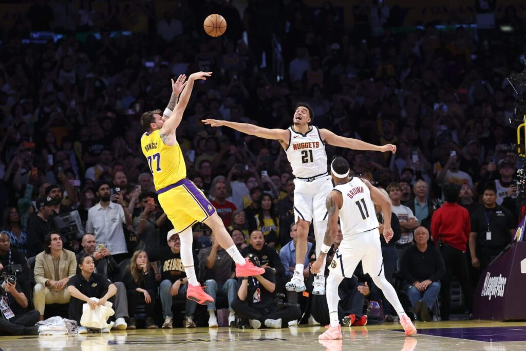 Doncicwinner-scaled-1-1024x683 LA Lakers narrowly overcome Denver Nuggets while San Antonio Spurs extend winning streak