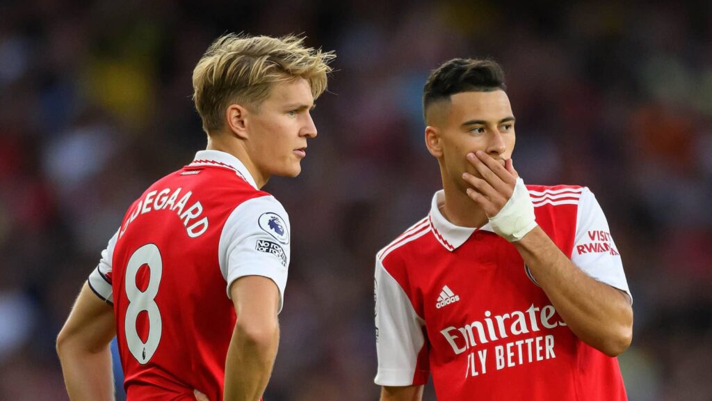 arsenal-attackers-martin-odegaard-and-gabriel-martinelli-1024x576 Why Arsenal may consider offloading Martin Odegaard and Gabriel Martinelli this summer