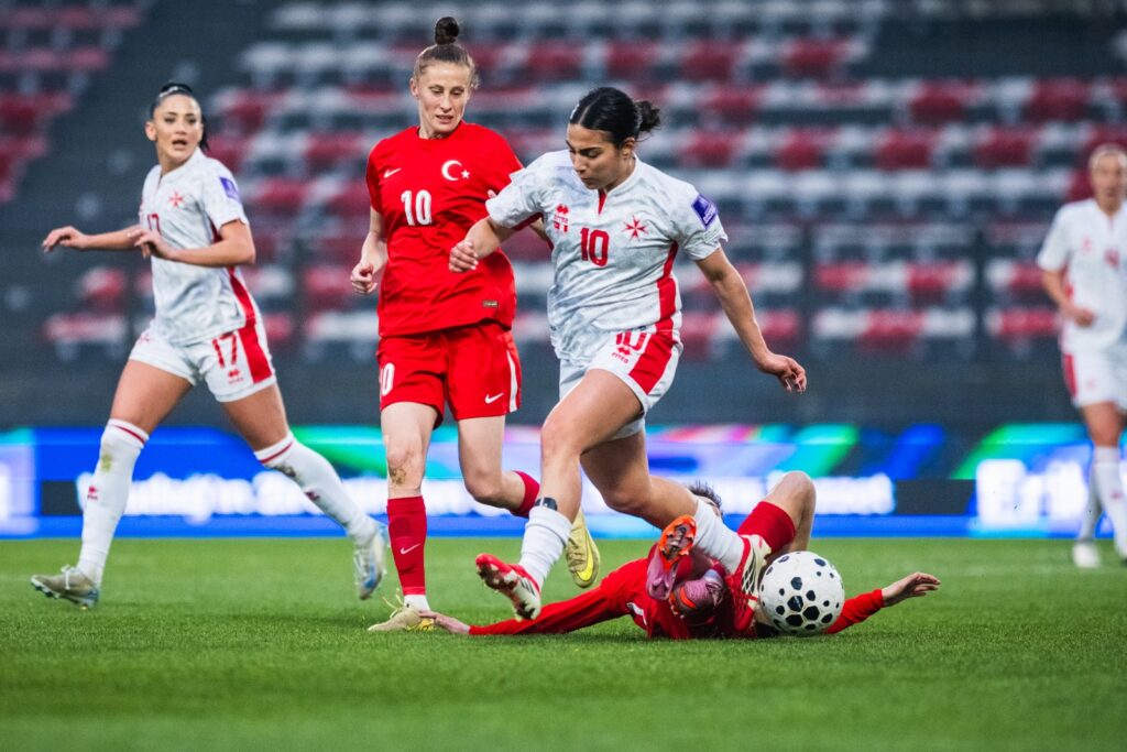 dscf5806_4-1024x683 Malta women's national team fall to Türkiye women's national team in Group B2 Opener
