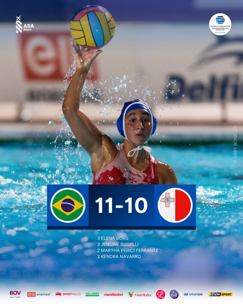 670642069_18005266313906227_4234093998304934517_n-819x1024 Malta Suffer Narrow Defeat to Brazil in Women’s Water Polo World Cup Division Two