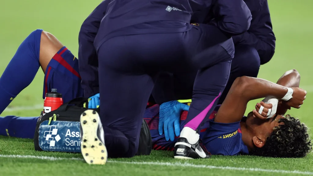 GettyImages-2271961433.jpg-1024x576 FC Barcelona boss Hansi Flick confident Lamine Yamal will return stronger