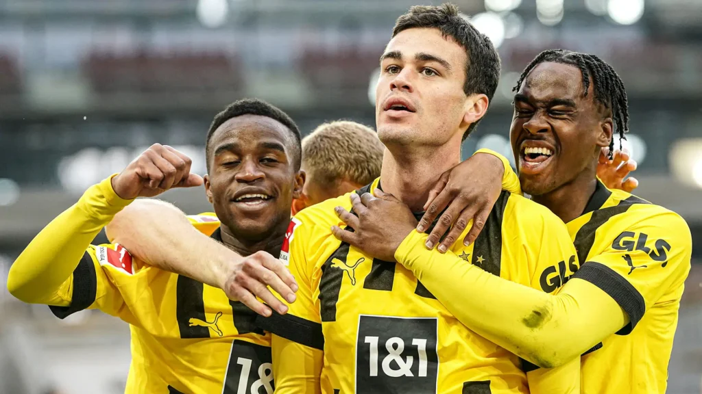 Gio_Reyna_celebrate_2022-23.jpg-1024x576 Dortmund deliver late drama to secure Bundesliga win over Stuttgart