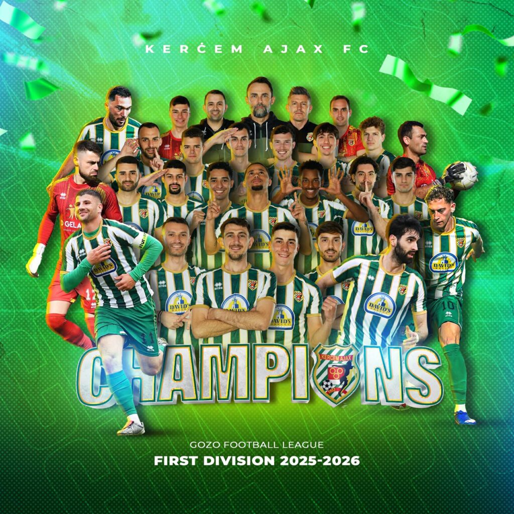 Kercem-Ajax-Champions-1024x1024 Kerċem Ajax crowned Gozo League Champions after victory over Qala Saints
