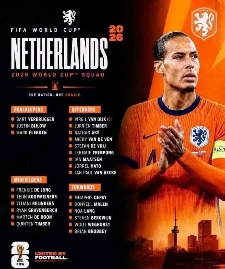 Netherlands-National-Team-2026-e1779692949508 Oranje dreaming of glory
