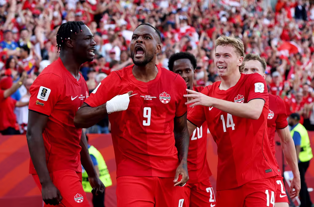 Canada-v-Bosnia-and-Herzegovina-Group-B-FIFA-World-Cup-2026 Larin earns Canada historic First World Cup Point in Draw with Bosnia and Herzegovina