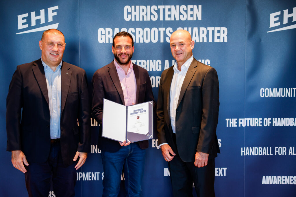 EHF-Congress-25-Christensen-Grassroots-Charter-LR-1024x683 Outgoing MHA President Daniel Tabone Reflects on Years of Progress and Growth for Maltese Handball