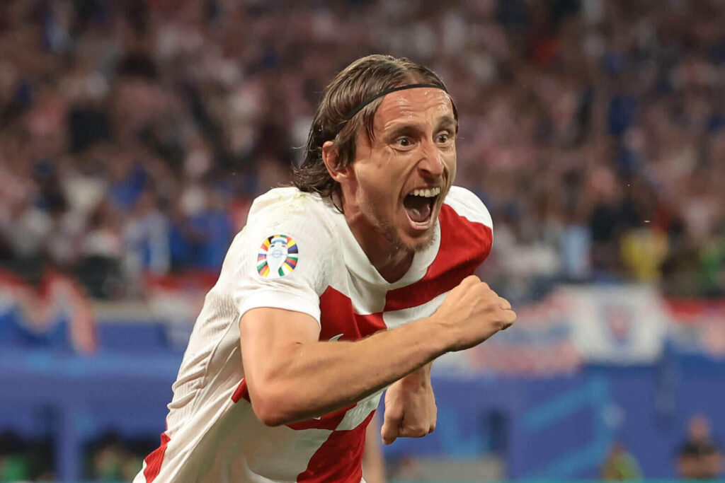 GettyImages-2159055967-scaled-e1719262506528-1024x683 Croatia Edge Slovenia in Friendly Thanks to Late Goals from Modric and Pasalic