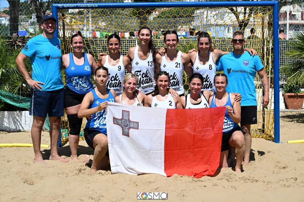 Malta-Beach-Handball-Womens-Team-1024x683 Malta Beach Handball National Teams deliver best ever results at Calise Cup in Gaeta