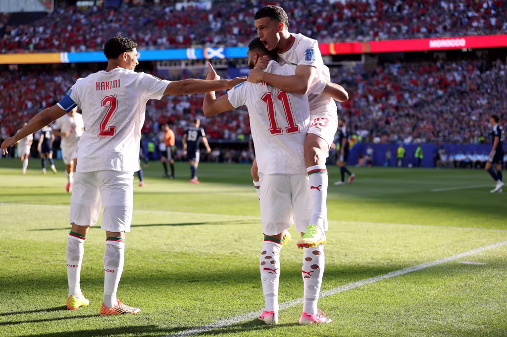 Scotland-v-Morocco-Group-C-FIFA-World-Cup-2026 Saibari Screamer Seals Morocco Victory