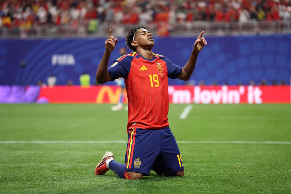 Spain-v-Saudi-Arabia-Group-H-FIFA-World-Cup-2026 Merino strikes late as Spain Edge Belgium to Set Up Blockbuster Semi-Final with France