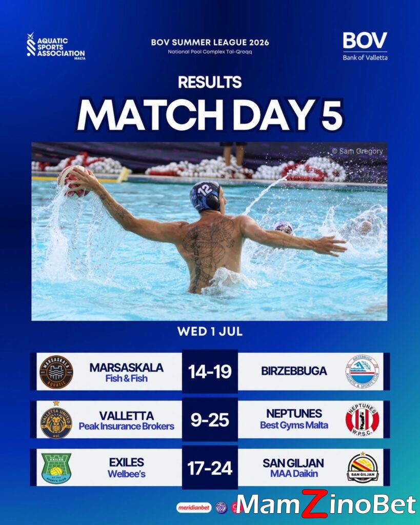 match-day-5-results-2-819x1024 Birżebbuġa, Neptunes and San Ġiljan Claim Summer League Victories